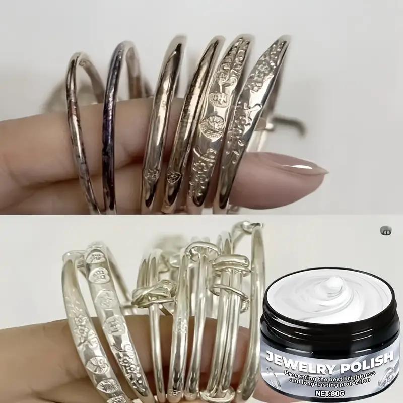 Schmuckaufarbeitung, Kratzerentfernung und Polierpaste - beseitigt Oxidation und Anlaufen, stellt Glanz und Brillanz wieder her