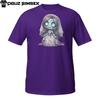 Glowing Eyes Zombie Bride Shirt – Horror Wedding Tee