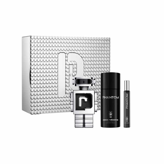 

Туалетная вода-спрей Paco Rabanne Phantom 100 мл, набор из 3 предметов