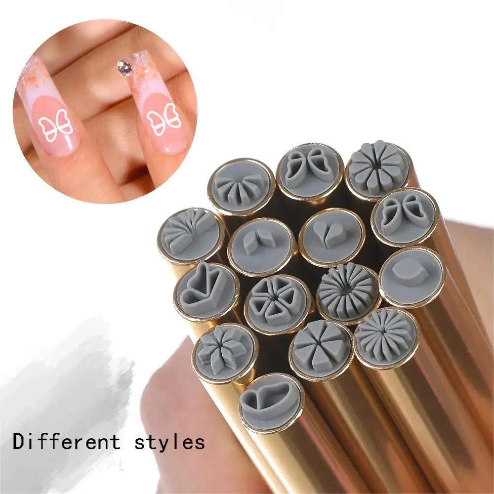 4/610/15PCS Nail Art Dotting Brush Nail Art Stamp Pen Set Flower Painting Drawing Durable Nail Graffiti Pen Manicure Tools