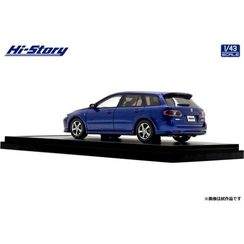 Inter Allied Hi Story 1/43 Scale Mazda Atenza Sports Wagon 23S (2004) Blue Pacific Mica Finish (HS490BL)