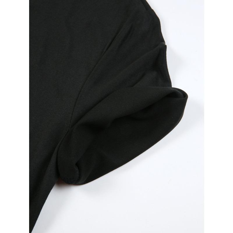 European Size European Size Design-sensual Leopard Print  Women's T-shirt, Spring and Summer New Casual Simple Round Neck Short-Sleeve T-shirtT-shirt,