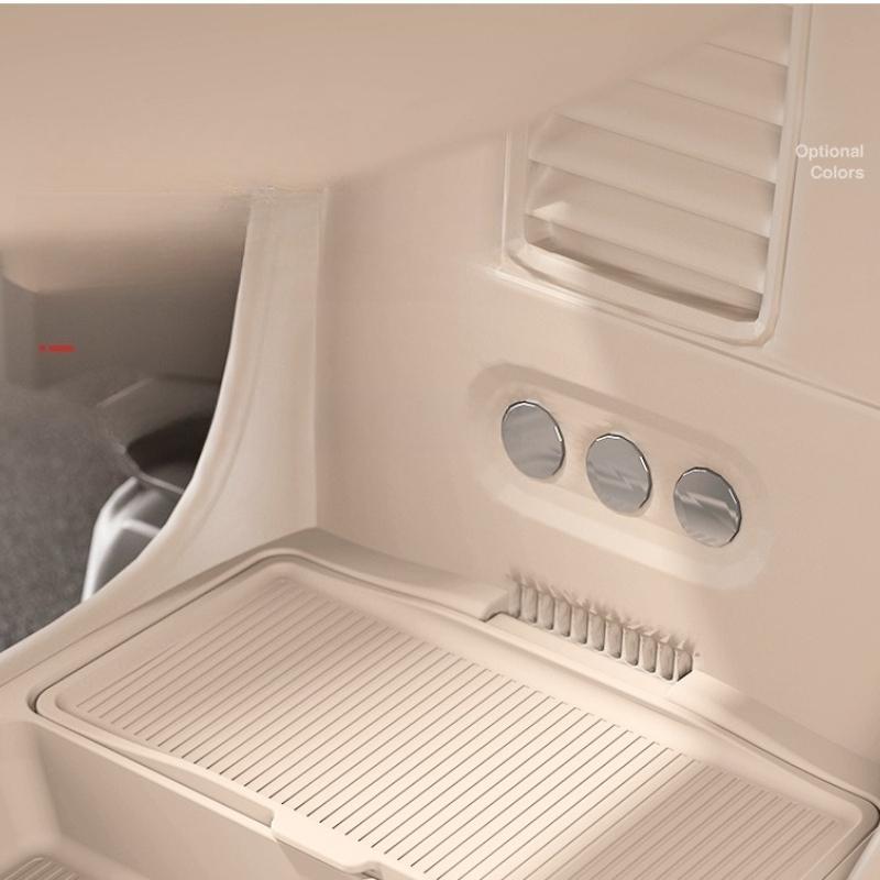 For ZHIJIE LUXEED R7 Central Control Lower Silicone Storage Box Car Armrest Anti-Slip Storage Box Case Car Interior Accessories