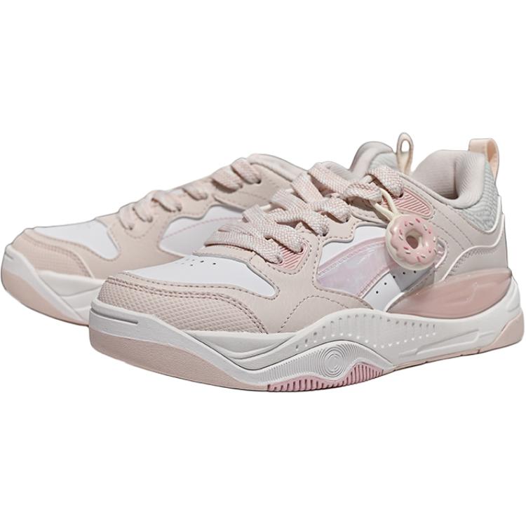 Li Ning Barn Sport Livsstil Serie Mote Komfortable Sklisikre Støtdempende Slitesterke Lavsko Fritidssko Barnesko YKCV106-4