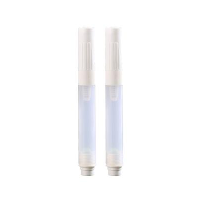 2 Stück leere Farbmarker, nachfüllbarer Malstift, 5 mm runder Kopf, befüllbarer Farbmarker, transparenter Acryl-Farbmarker