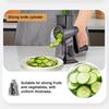 Handheld Roller Vegetable Slicer Shredder Stainless Steel Blades Food Processor Multi-Function Kitchen Gadget