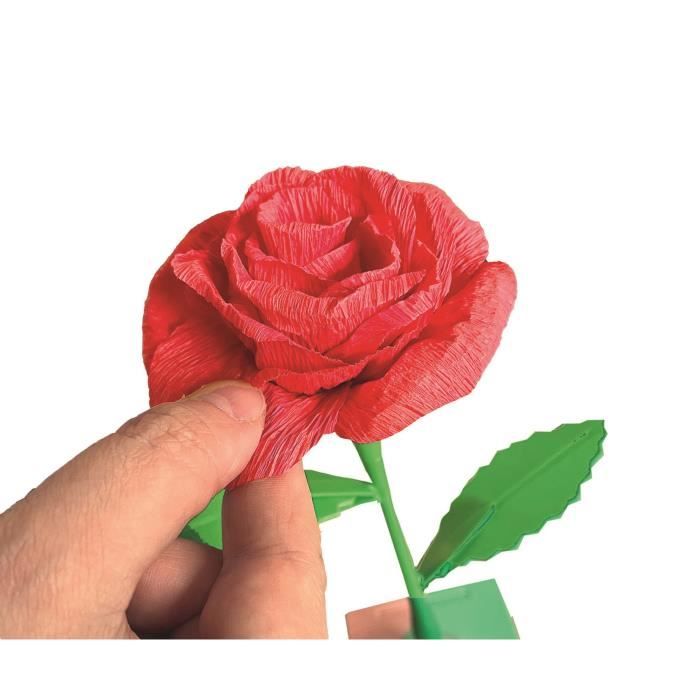 CLEMENTONI - Crée tes fleurs - Rose