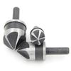 New carbon steel 90 degree round handle five blade chamfering tool three piece set deburring woodworking tool hole opener