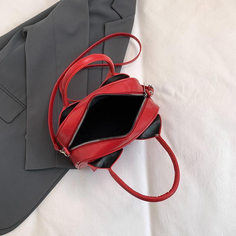 New Fashion Solid Color Handbag Bag Niche Design Shoulder Messenger Bag Women's Bag