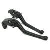H62 Black HONDA Compatible with CBR1000RR SC57 and CB1000R SC60 (Black) Brake/Clutch Levers, 6-Level Adjustment,