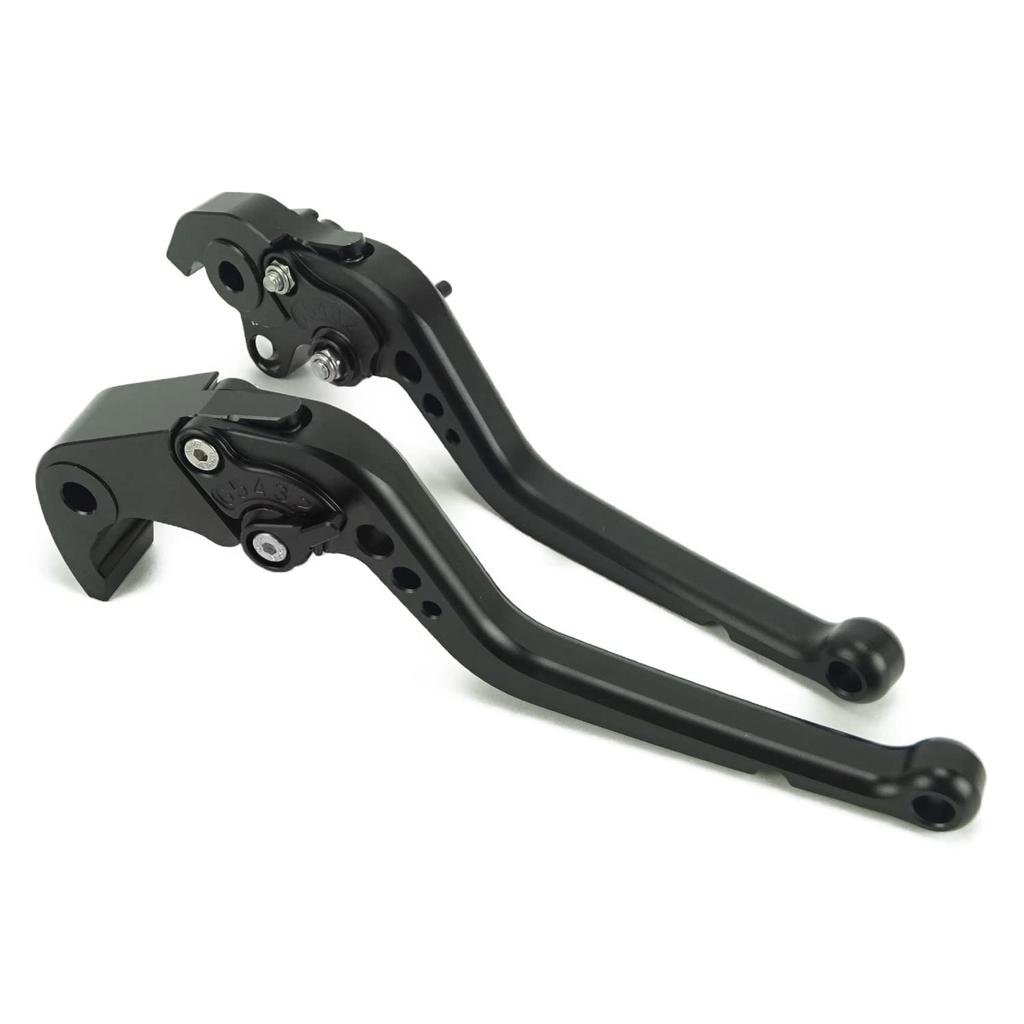 H62 Schwarz HONDA Kompatibel mit CBR1000RR SC57 und CB1000R SC60 (Schwarz) Brems-/Kupplungshebel, 6-stufig verstellbar,