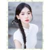 Hair Stick Claw Clip Ponytail Wig Hanfu Hairpin Twist Braid Wig New Chinese Style Wig  for Women