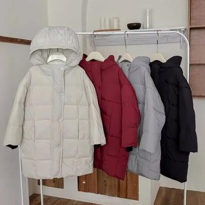 Children's White Duck Down Jacket Thick Warm Long Outerwear for Boys Girls Parkas 2026 Winter New Casual Teenage Kids Coats