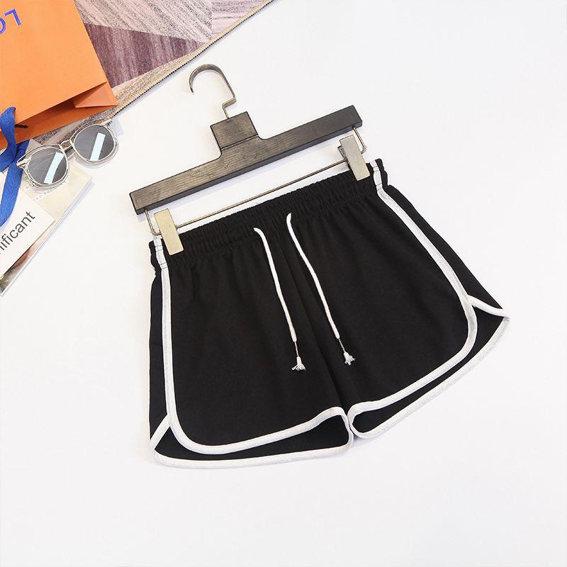 Women's Sports Shorts Spring and Summer Edging Pants Plus Size Loose and Slimming Student Wide-leg Casual Pants