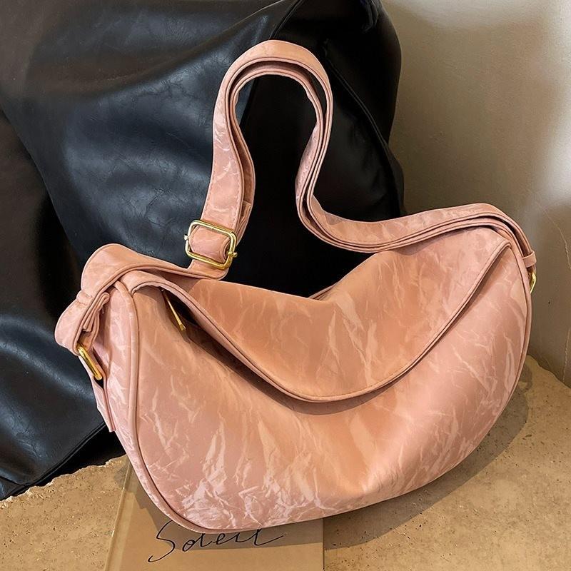 Chic Large Size Womens Bag Trendy Soft Feel Summer Crossbody Satchel With Unique Style