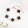15mm New Four-Leaf Clover Bracelet Women Simple Five Flowers Four-Leaf Clover Hundred Hand Jewelry