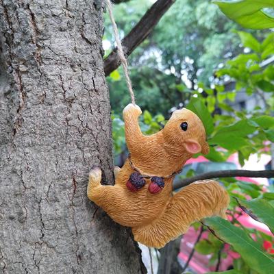 Adorable Animal Hanging Sculpture for Outdoor Garden Decor