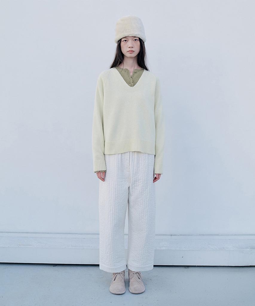 Monokeulom Newsy Pants (Ivory)