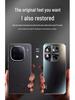 High-end Frosted Business Protective Cover for iQOO 12 Pro & iQOO 11S - Electroplated Metal Lens, All-inclusive Mobile Phone Case.