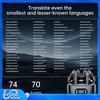 Real Time Earbuds with Screen AI Language Translation Headphones with 144 Languages & Accents Translator for Travel New
