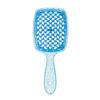Brosse à cheveux démêlante à paillettes, peigne de massage, peigne pour cheveux emmêlés, brosses creuses pour cheveux bouclés et mouillés, peignes de salon DIY, outil de coiffure