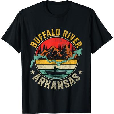 Buffalo River Arkansas National Park River Floating Kayak T-Shirt