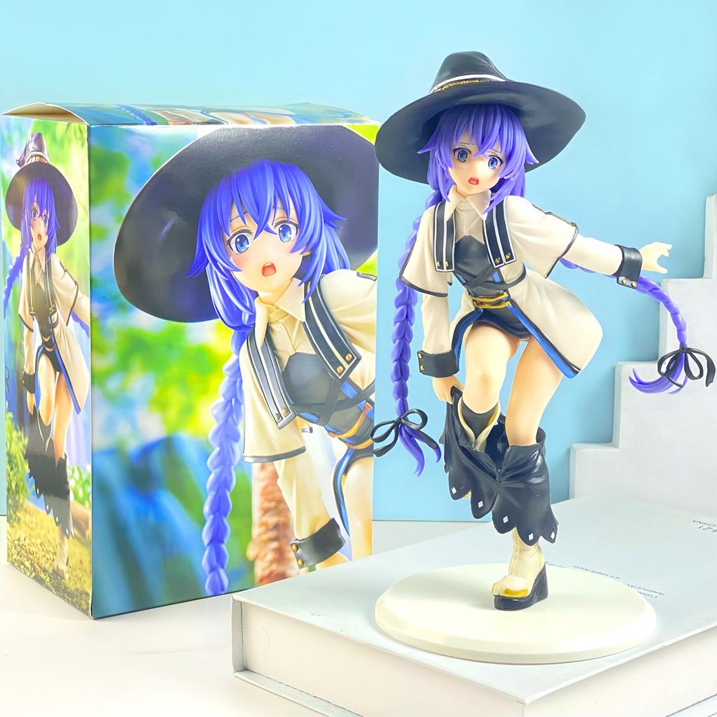 Magician Roxy Migurdia Action Figure Mushoku Tensei Jobless Reincarnation Anime Adult Collection Model Doll Toy PVC Poseable Articulated Scale