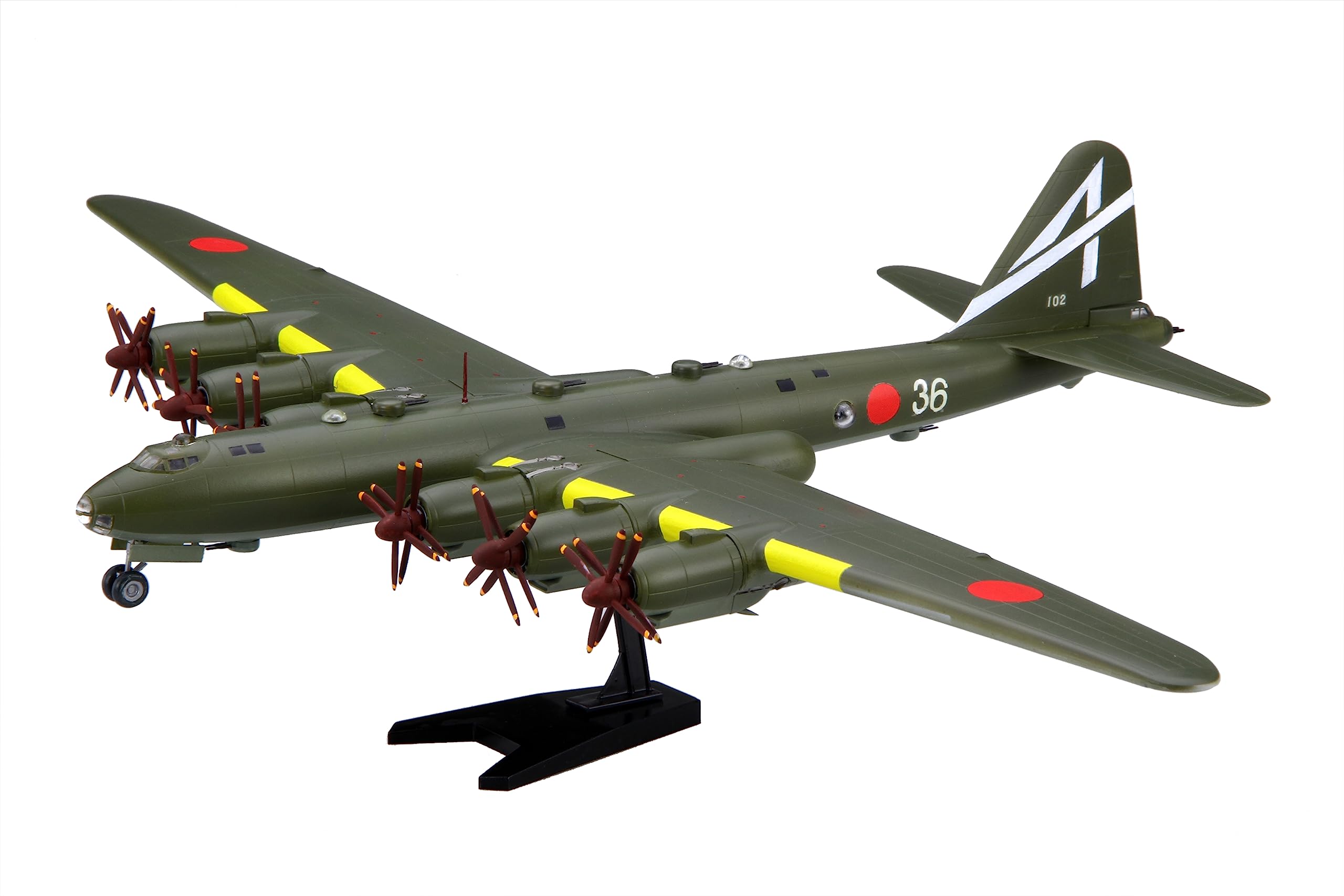 

Fujimi Model Серия Масштаб 17 Легендарный сверхтяжелый бомбардировщик японской армии и флота Фудзи Кай 1/144 №. 144-17 зелёный