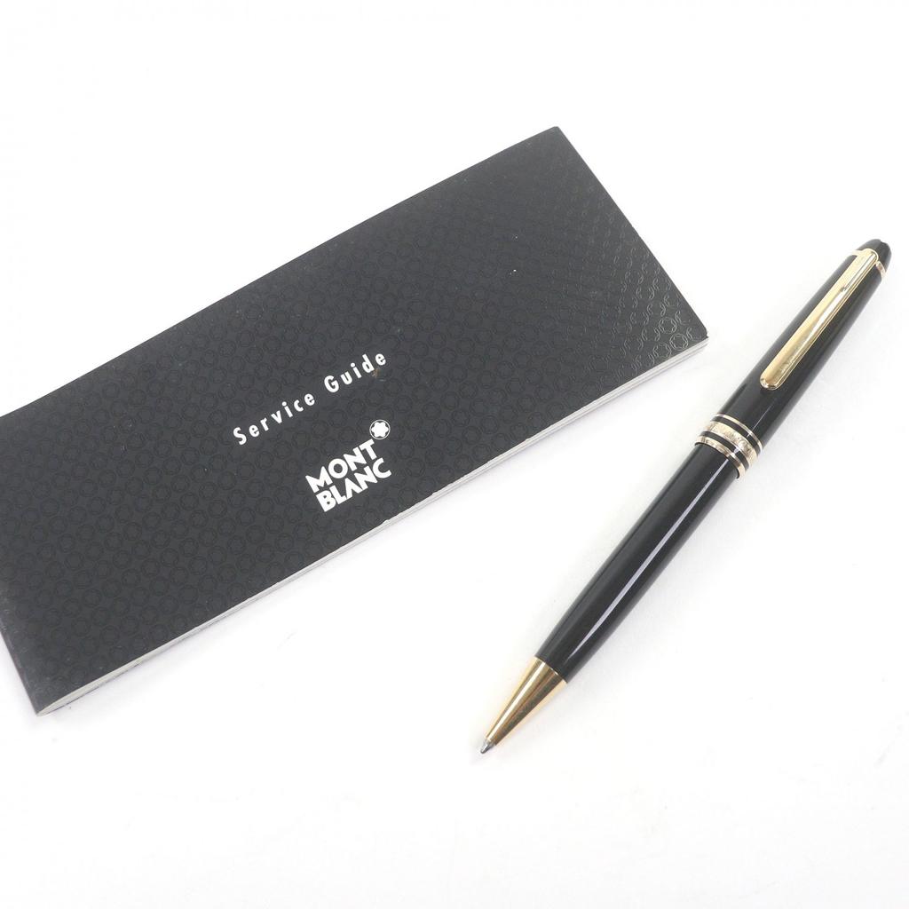 Very Good MONTBLANC Ballpoint Pen Meisterstück Classic Black Used