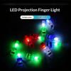 6/12Pcs Christmas Led Finger Lights Neon Party Favors Glow In The Dark Rave Party Supplies Goodie Bag Stuffers Box Prizes