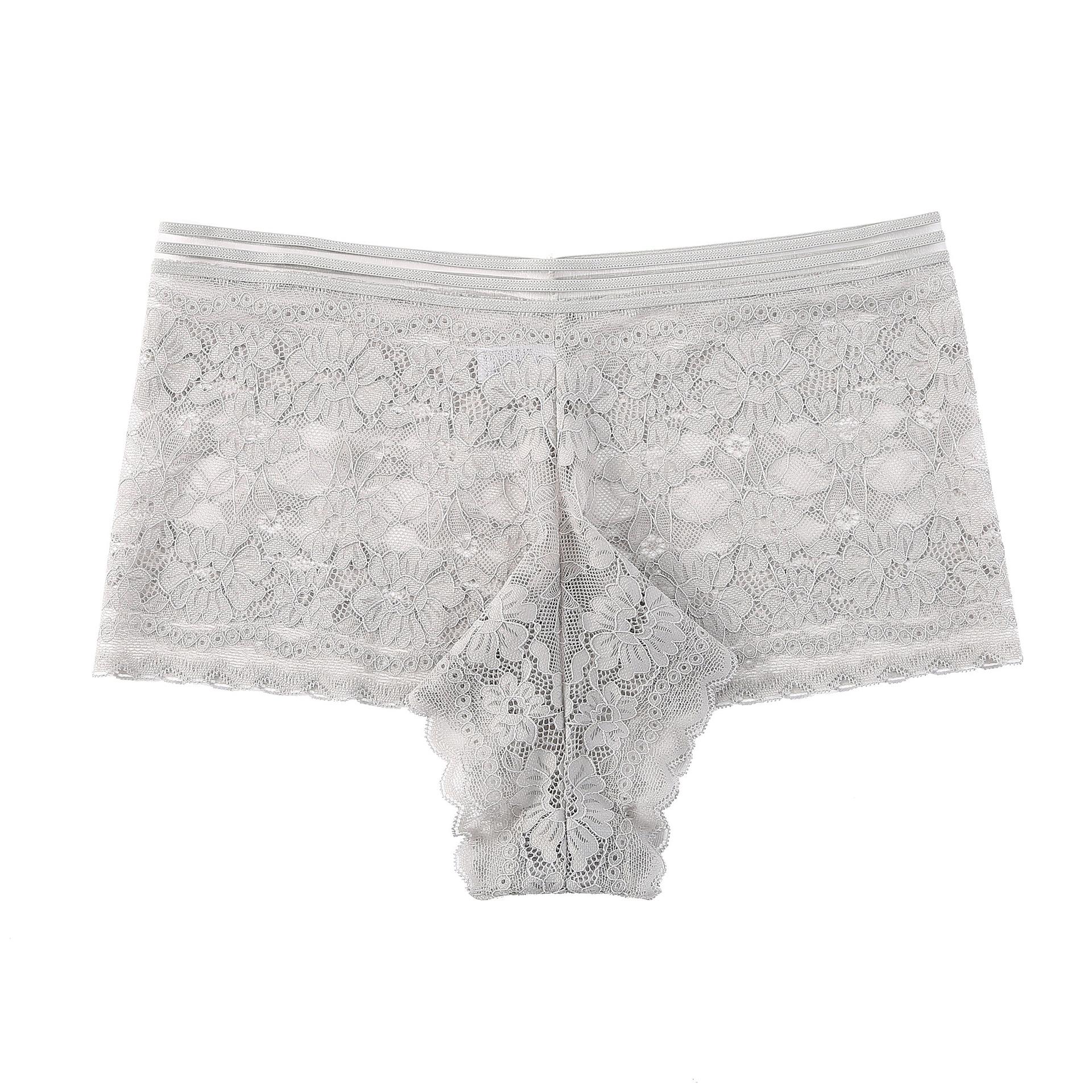 

Жіноча нижня білизна великих розмірів CFSC, суцільна мереживна білизна з принтом XXXXL сірий колір