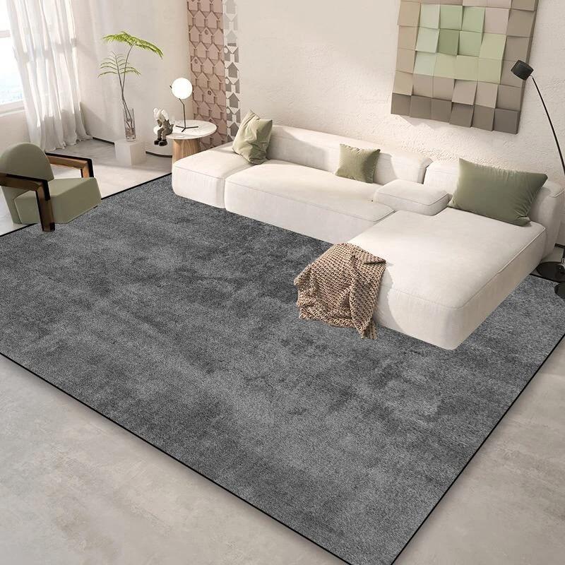 Modern Luxury Carpet Living Room Solid Color Decoration Home Sofa Area Large Rugs Bathroom Cloakroom Non-slip Entrance Door Mats