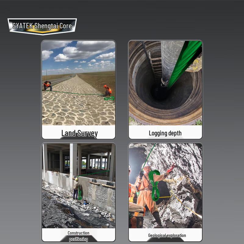 SYNTEK Coated Steel Wire Measuring Rope