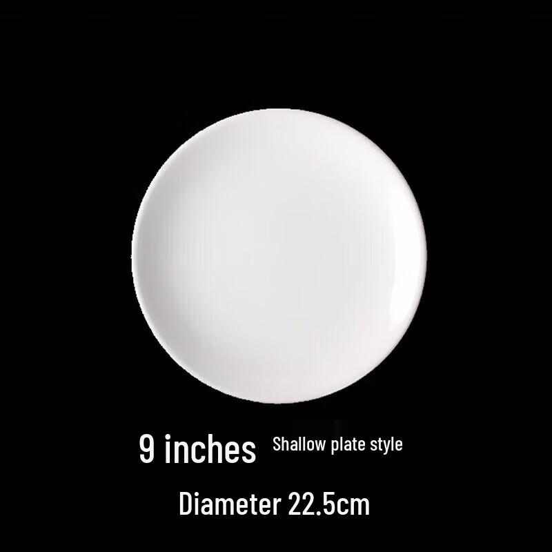 Xiyi Pure White Ceramic Dinner Plates