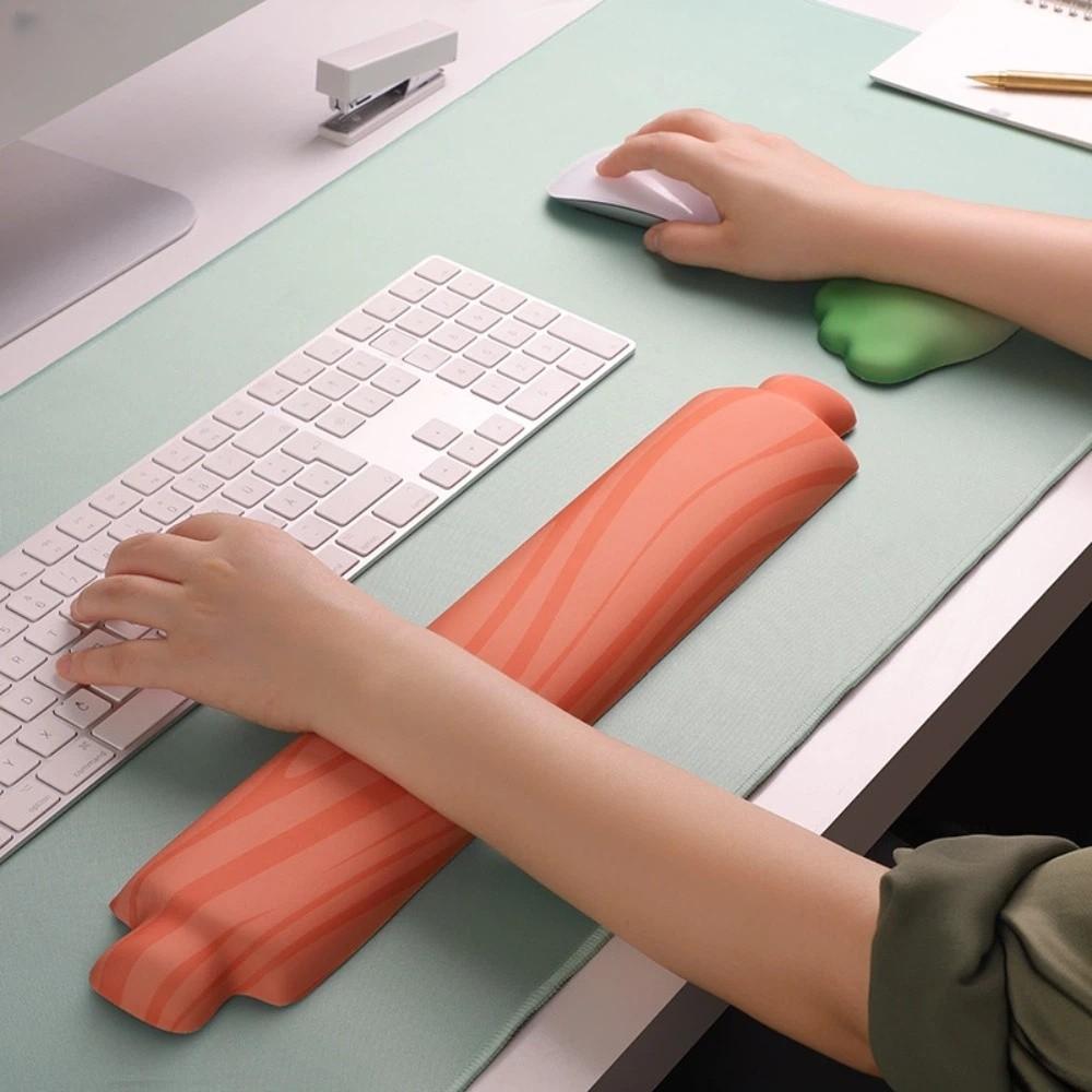 Ergonomic Keyboard Hand Rest Dumpling Mouse Pad Wrist Rest Cute Mouse Wrist Rest  For Office Games