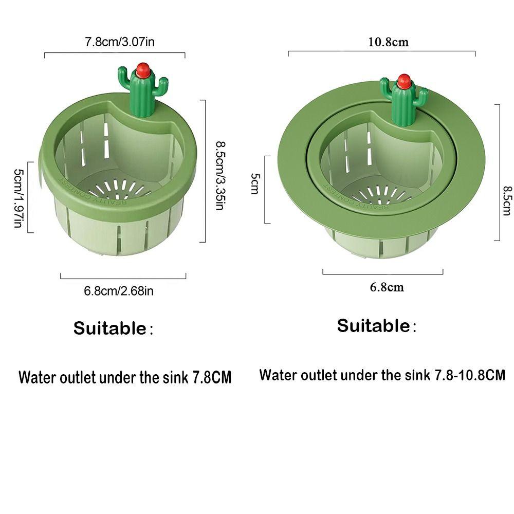 Food Waste Catcher Sink Drain Basket Anti-clogging Plug Filter Basket  for Kitchen Tools