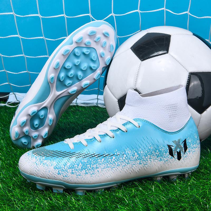 Training European Cup Nailed Sneakers 2025 Football Shoes Male Students Grass Spike Competition Lightweight and Cheap