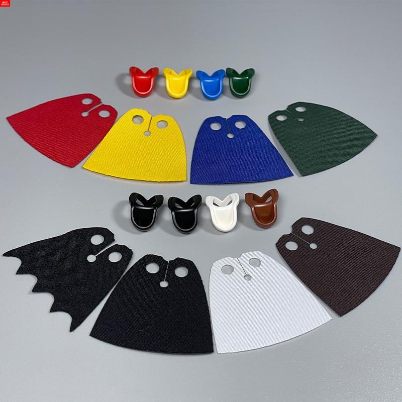 Peças MOC Cabeça Capuz Capacete Abaixado Figura 4cm Corpo Acessório de Roupa 30381 15428 blocos de construção brinquedos presentes para crianças