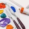 Color Mixing Spatula Set 5Pcs Palette Knife with 6 Paint Scraper, Stainless Steel Durable Scrapers Knife, Oil Metal Knives for Texture Art Blending