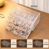 3-Tier 72-Slot Plastic Jewelry Organizer