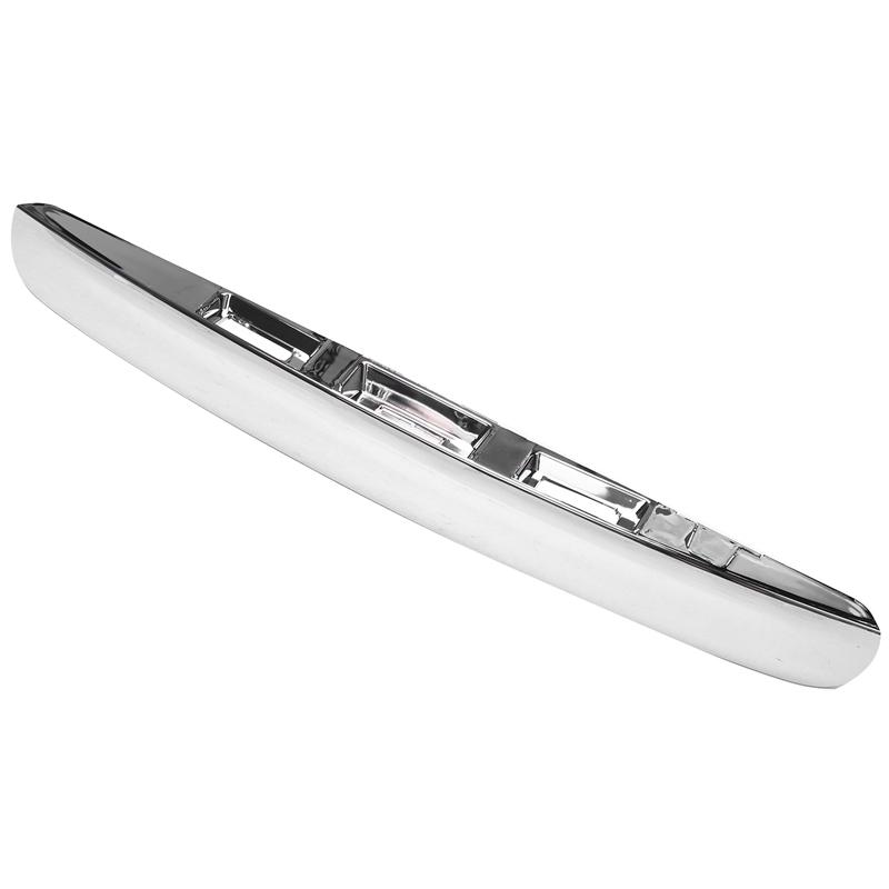 Rear Chrome Tailgate Boot Lid Handle Without I-Key Camera Hole for Nissan Qashqai J10 2007-2014 Without I-Key and Camera Hole