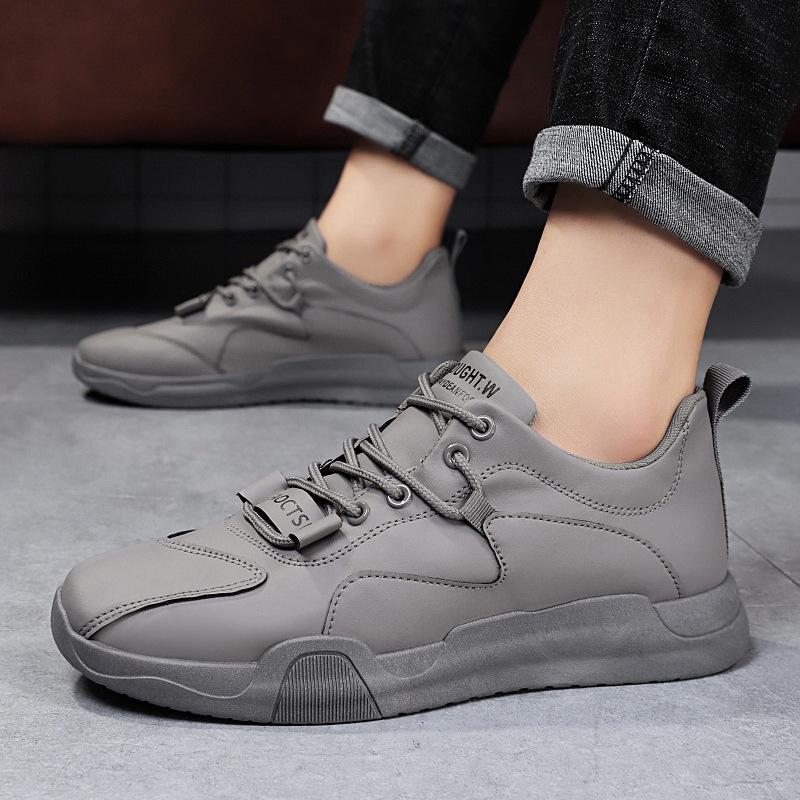 New Men's Autumn Footwear Leather Casual Shoes Retro Fashion Winter Luxury Sneakers Men Designer Shoes Lace-up Zapatos De Hombre