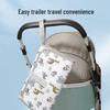 Lightweight Waterproof Portable Baby Changing Pad with Stroller Attachment