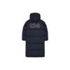 Fila Fleece Hooded Long Printed Letter Down Jacket Men Outerwear Dark-Blue FS2DJB4003X-INA
