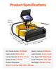 Sewer Camera 50m 4.3-inch Duct Camera with 6 Adjustable LEDs 16GB Card