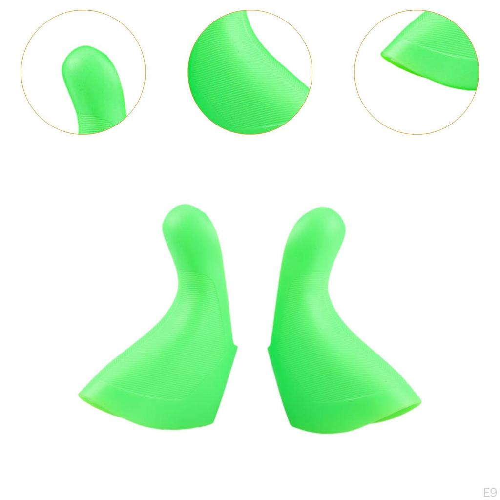 2 Stück Handschalthebelabdeckungen Rennrad Bremshebel Gummis Fahrrad Lenkergriffe Elegante Überzüge