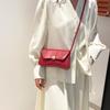 Urban Commuting Temperament Versatile Women's Handbag Spring New Product Simple Solid Color Premium Shoulder Messenger Bag