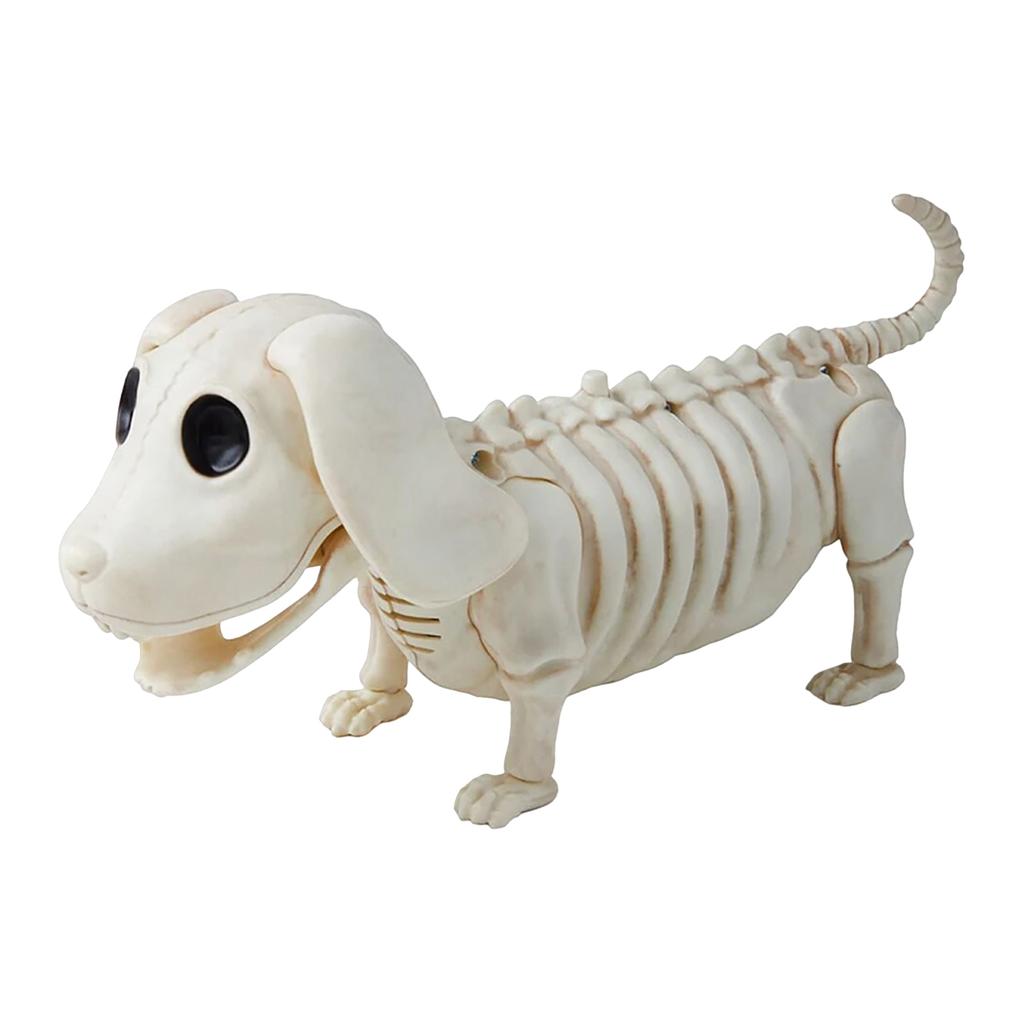Halloween Sausage Puppy Skeleton Ornaments, Interesting Animal Ornaments, Add To The Halloween Atmosphere,Suitable For Friends To Send