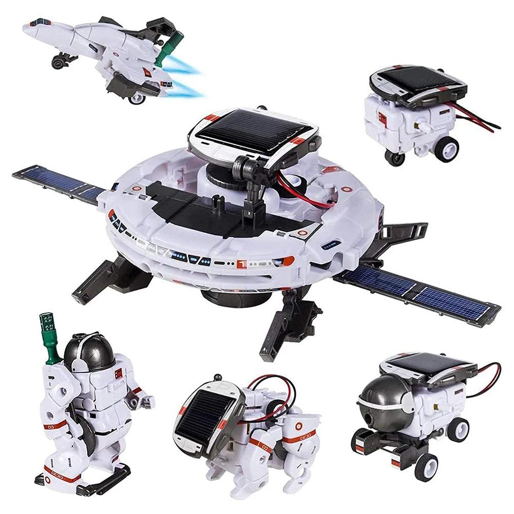Non-Toxic Solar Toys Solaire Robot Solar Energy Car Diy Educational Science Toys For Children Kids Technological Technology Science Kits