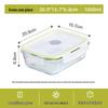 Camellia Microwave-Safe Glass Food Storage Containers